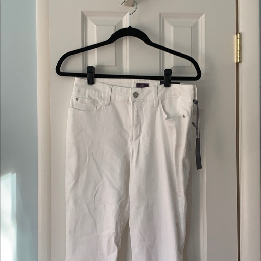 NYDJ mini boot white jeans new with tags